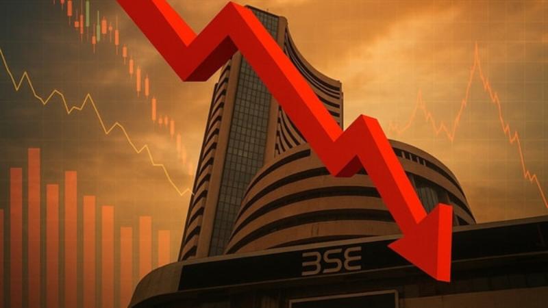Sensex Crashes Over 700 Points As Tariff Fears And Heavy Selling Rattle Markets