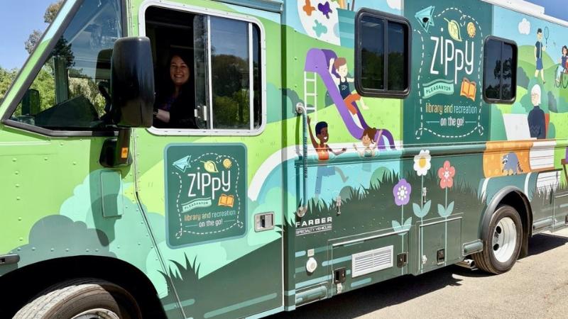 Pleasanton's Zippy Mobile Library Launches May 31