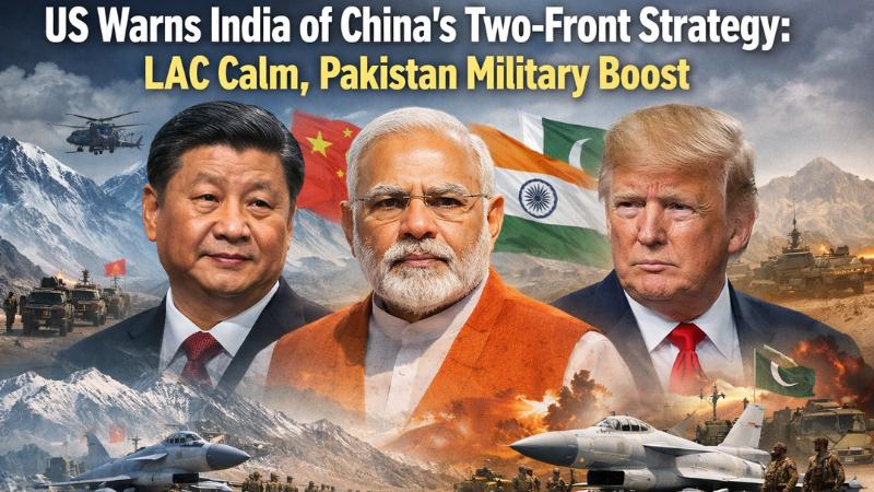 US Warns India of China’s Two-Front Strategy LAC Calm, Pakistan Military Boost