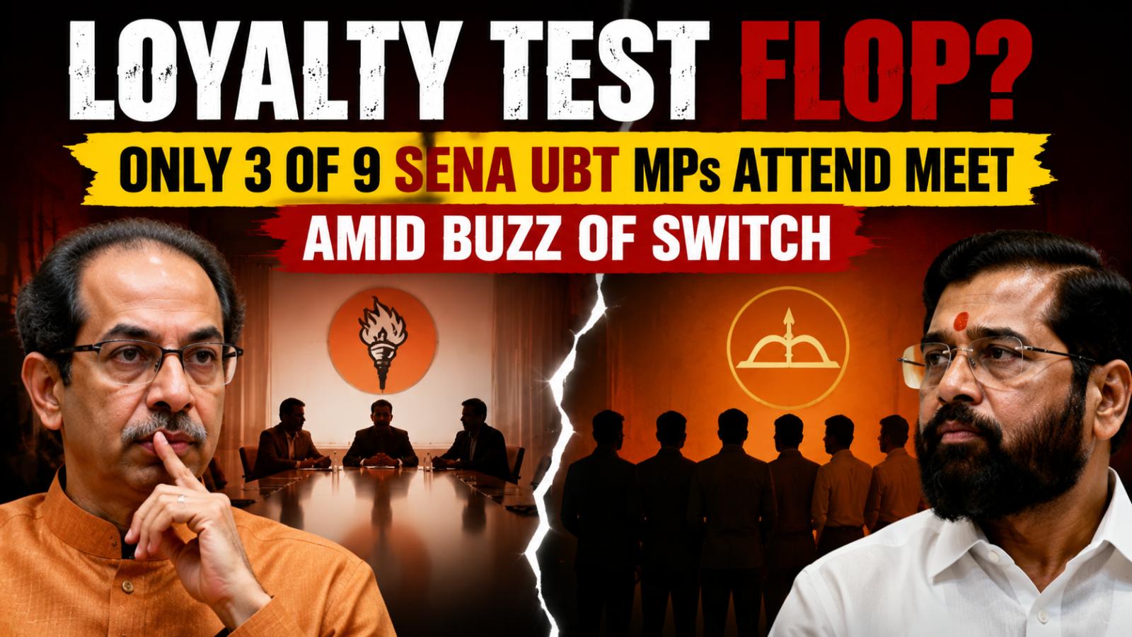 Sena UBT Crisis Only 3 Of 9 MPs Attend Key Delhi Meeting