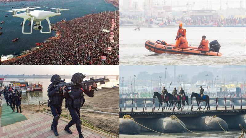 Maha Kumbh 2025 Begins with Massive Gathering and Tight Security