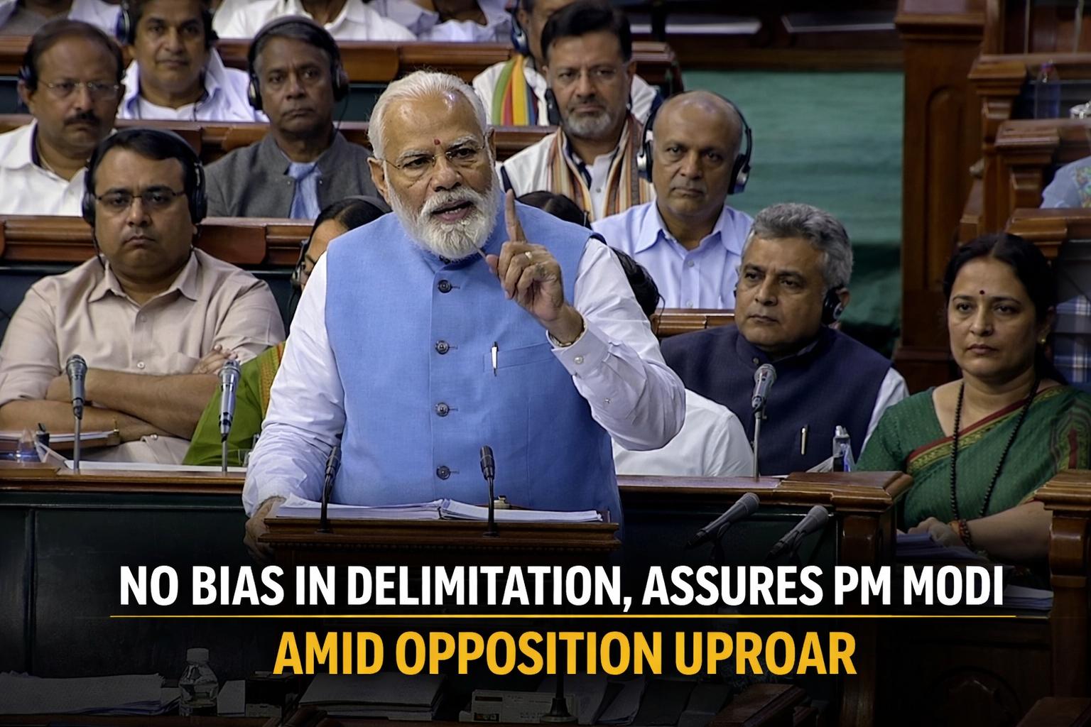 PM Modi Promises Fair Delimitation, Says All States Will Be Treated Equally