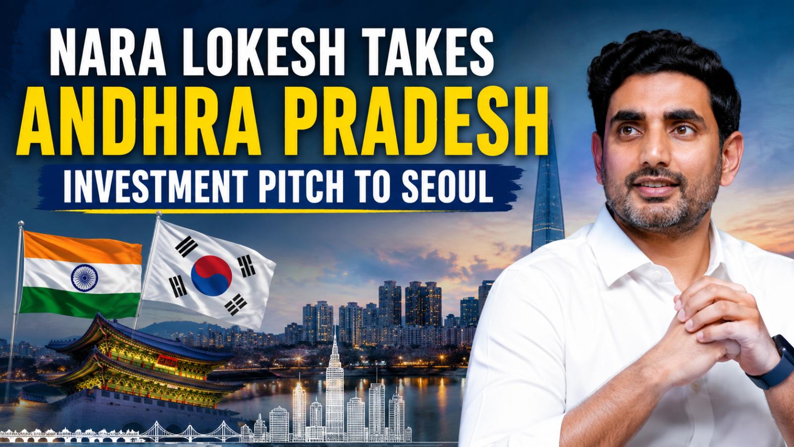 Nara Lokesh takes AP investment mission to South Korea