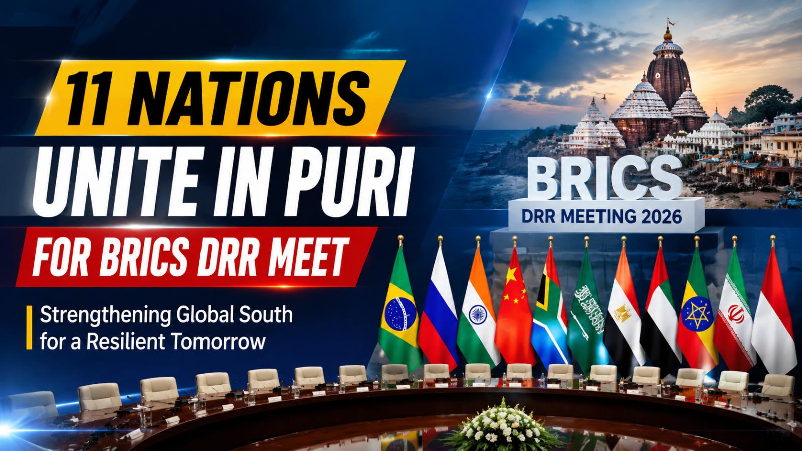 BRICS DRR Summit in Puri Strengthens Global Disaster Resilience Cooperation