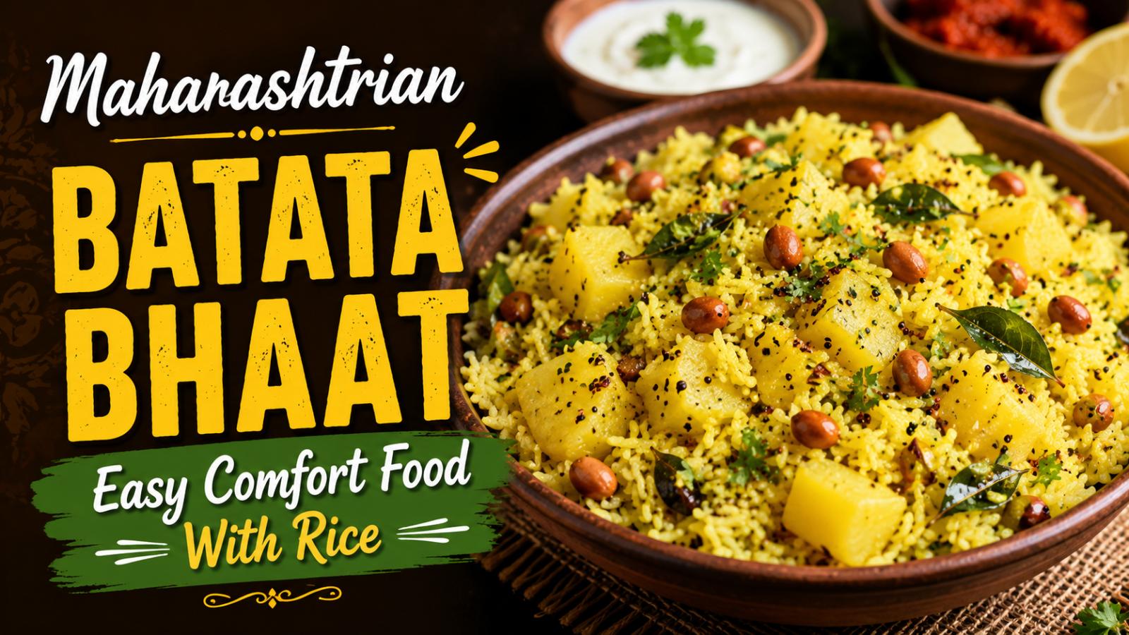 Maharashtrian Batata Bhaat Recipe: Easy Comfort Food With Rice