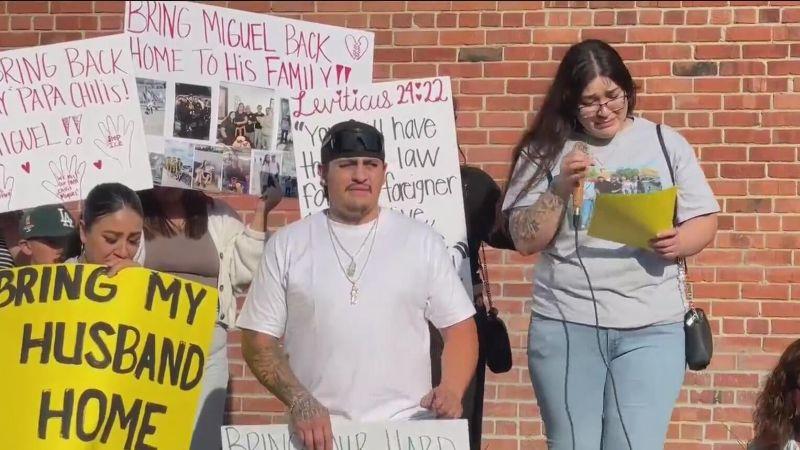 Hundreds Demand ICE Release Livermore Resident Miguel Lopez