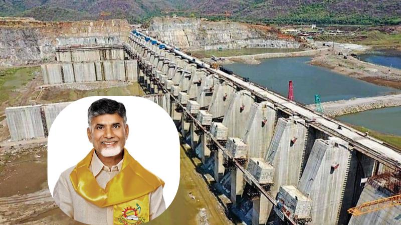 Chandrababu Naidu Reviews Polavaram Project, Targets 2026 Completion