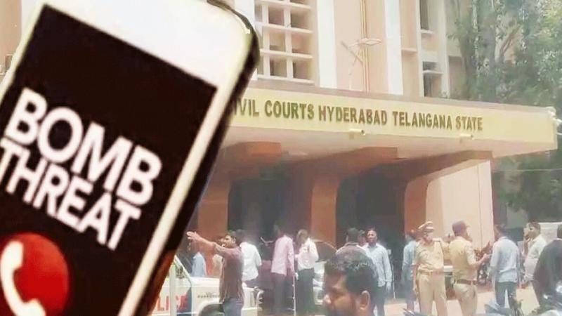 Bomb Threats At Multiple Locations In Hyderabad  Search Ongoing