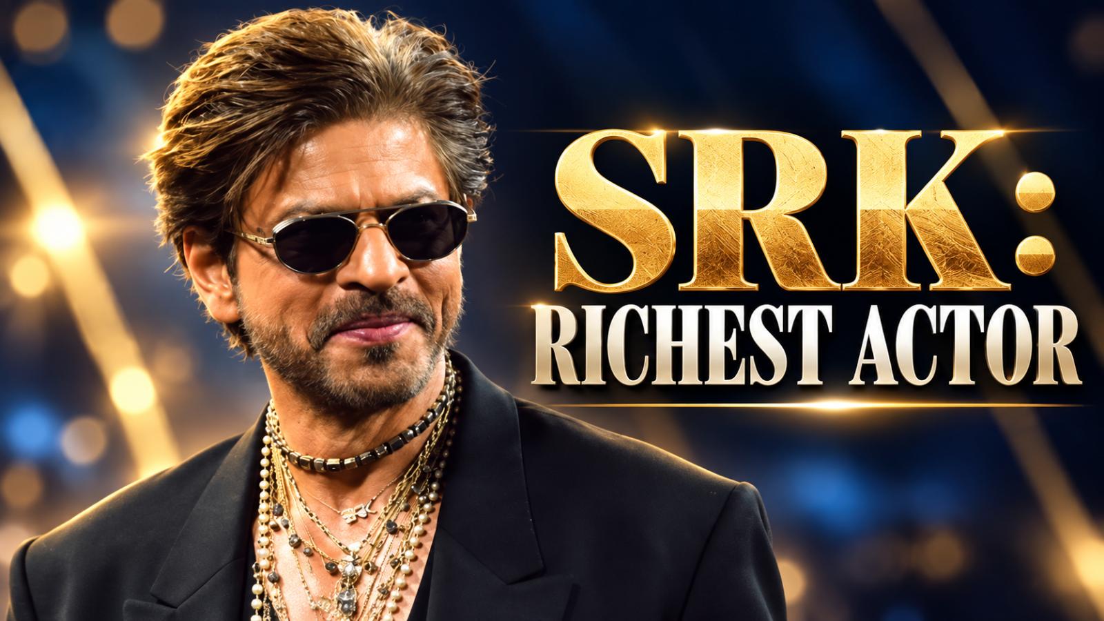 Shah Rukh Khan Still India’s Richest Actor Despite Wealth Drop