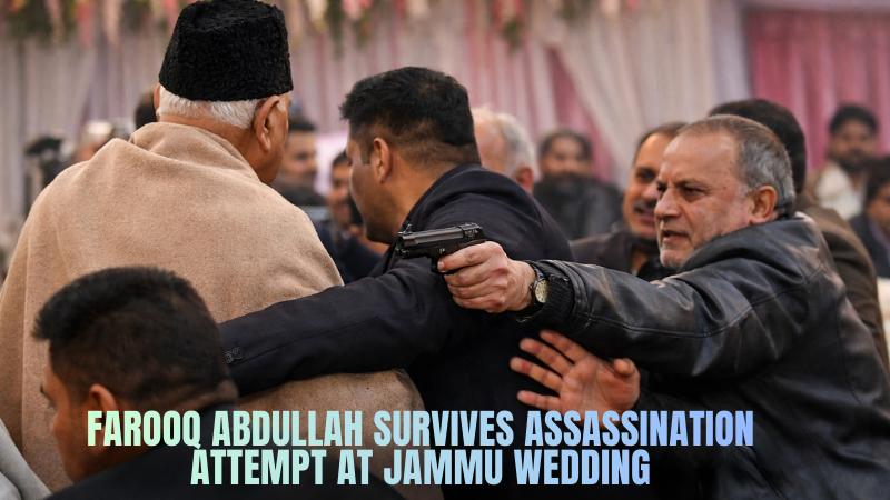 Point-Blank Shooting at Farooq Abdullah Thwarted by Z+ Security at Jammu Wedding