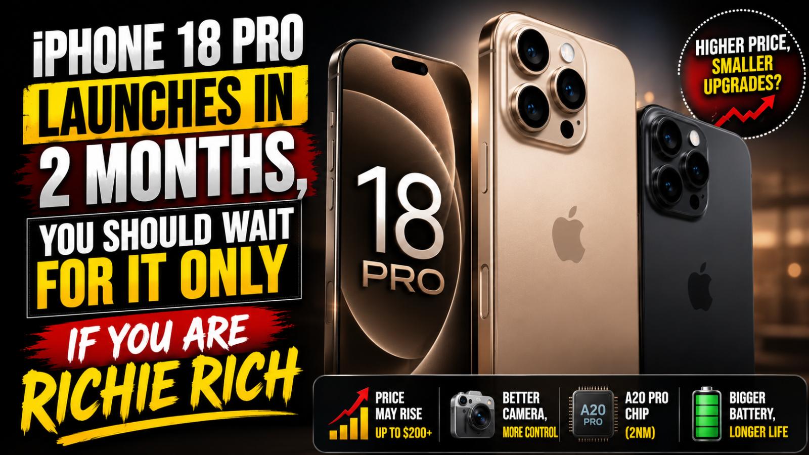 iPhone 18 Pro Price Hike May Make iPhone 17 Pro a Better Buy