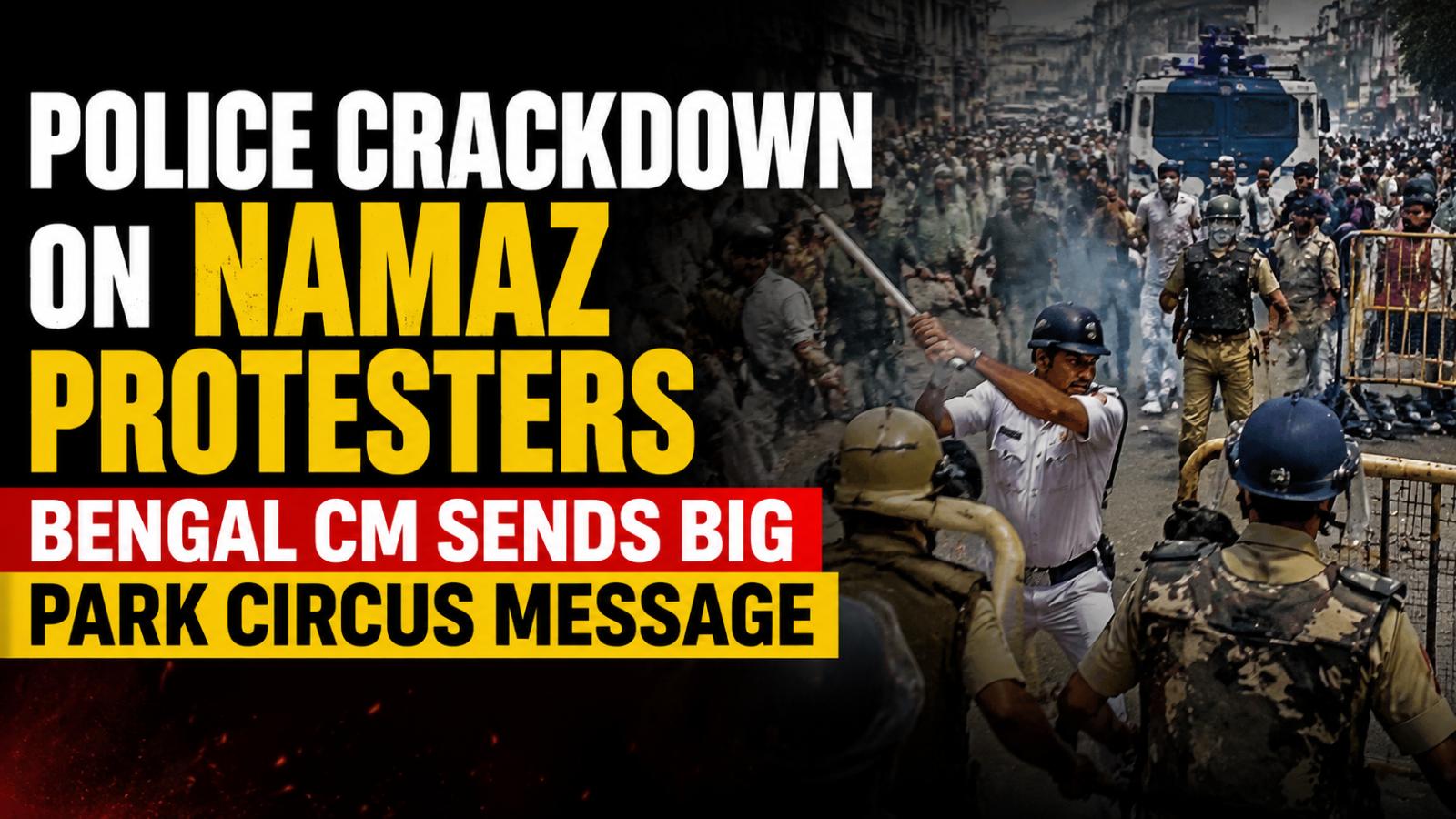 Police Clash With Namaz Protesters In Kolkata Park Circus, Bengal CM Issues Warning