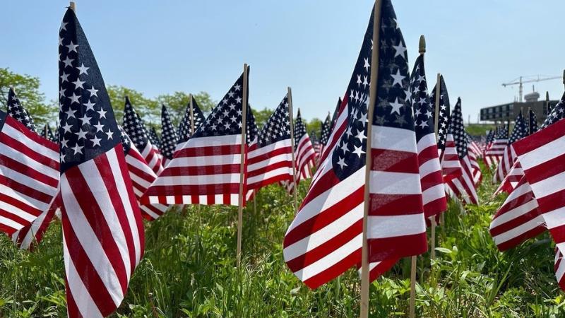 San Ramon Memorial Day Ceremony Flags, Music & Tribute