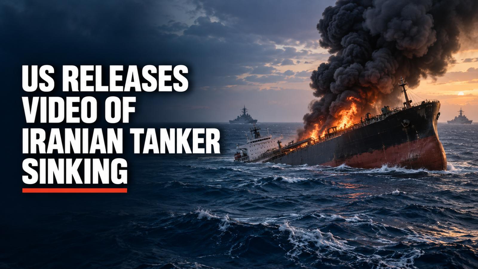 US Releases Video of Iranian Tanker Sinking in Gulf of Oman