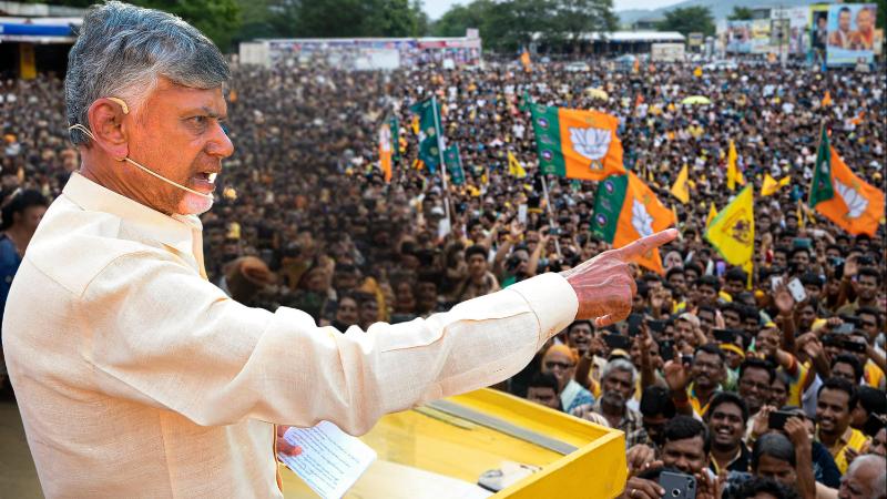Chandrababu Naidu Hits Campaign Trail In Tamil Nadu On Birthday