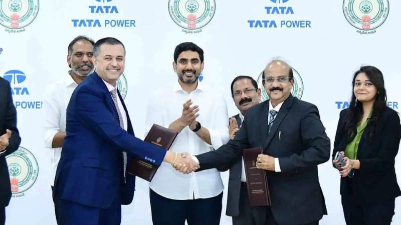 Tata Power Renewable Energy to Invest ₹49,000 Crores in Andhra Pradesh for Green Energy Growth