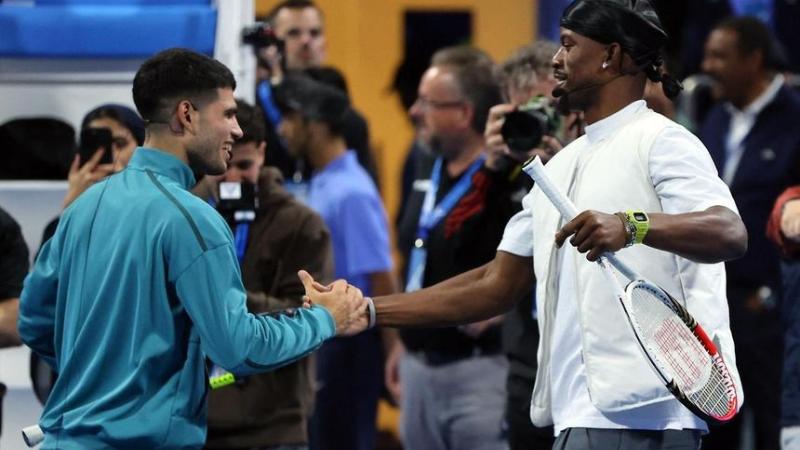 Carlos Alcaraz Defeats Marin Cilic at Qatar Open, Plays Exhibition Points with NBA Star Jimmy Butler