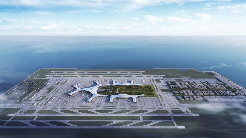China Building World's Largest Airport on a Man-Made Island