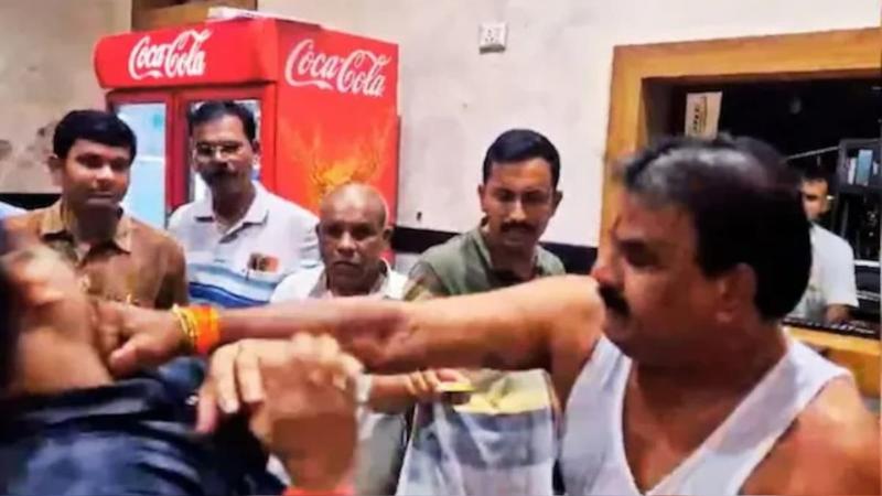Shiv Sena MLA Assaults Canteen Staff Over Poor Dal Quality