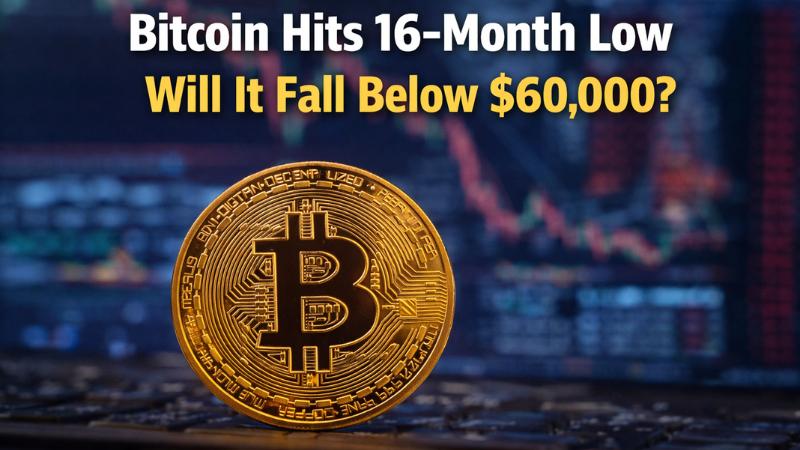 Bitcoin Drops to 16-Month Low: Is a Fall Below $60,000 Imminent?