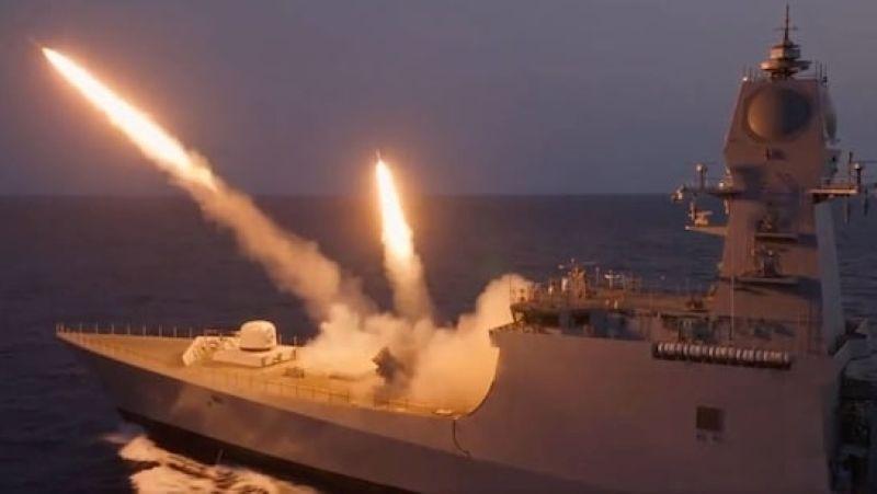 Rajnath Singh Mentions Floating F-35 at Launch of India's Multi-Mission Stealth Warships