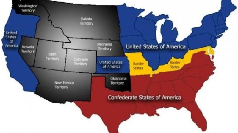 The American Civil War The Split of the United States and the Rise of the Confederacy