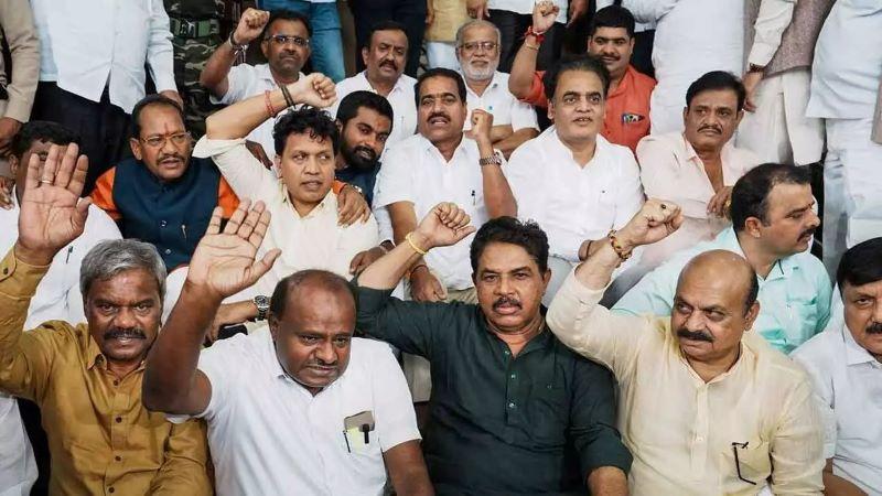 Karnataka BJP Seeks Revocation of Suspension of 18 MLAs, Cites Protest Context and Precedents