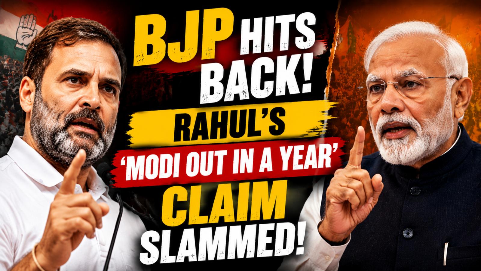BJP Hits Back at Rahul Gandhi Over PM Narendra Modi Remarks