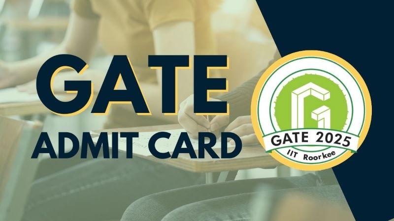 GATE 2025 Admit Card Released Download Now