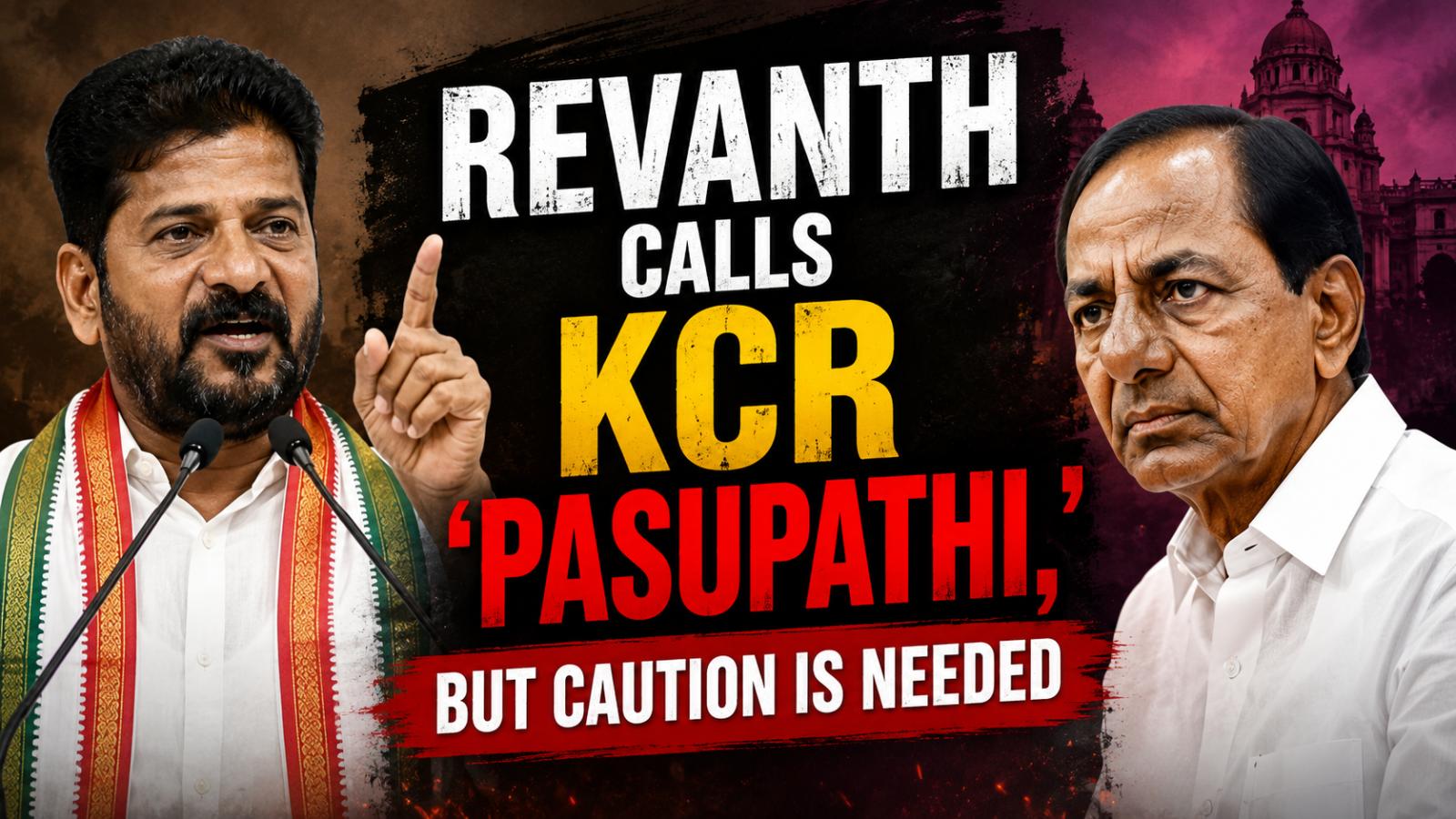 Revanth’s Pasupathi Remark On KCR Sparks Political Debate