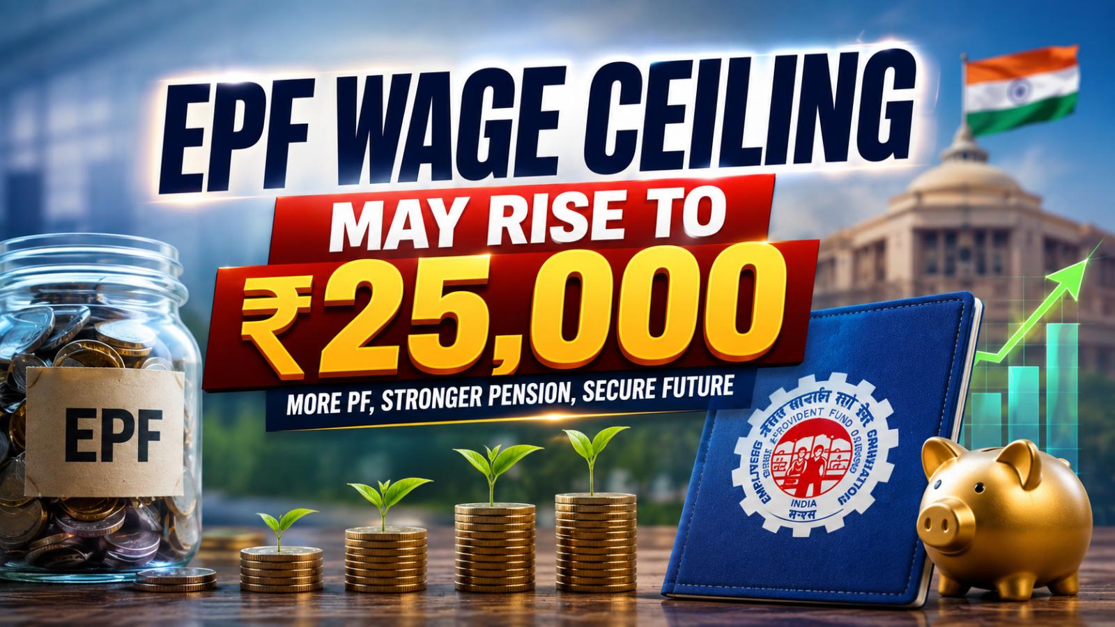 EPF Wage Ceiling May Rise To Rs 25,000: PF And Pension Impact