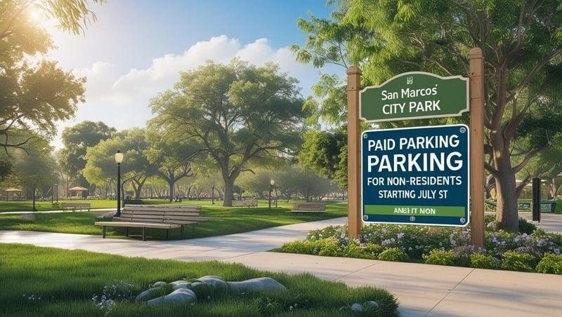 San Marcos to Start Paid Parking at City Park July 1