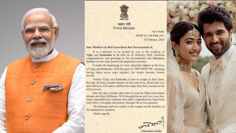 PM Modi Sends Special Wedding Message To Vijay Deverakonda Rashmika Mandanna