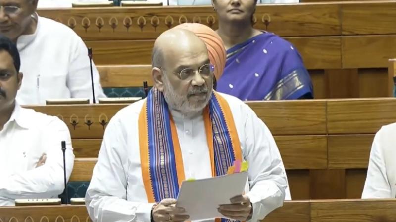 Opposition Protests Bills to Remove Arrested Ministers, Throws Copies Near Amit Shah