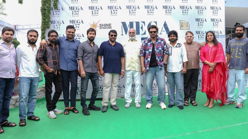 Chiranjeevi and Anil Ravipudi Team Up for #Mega157, Launched Grandly on Ugadi