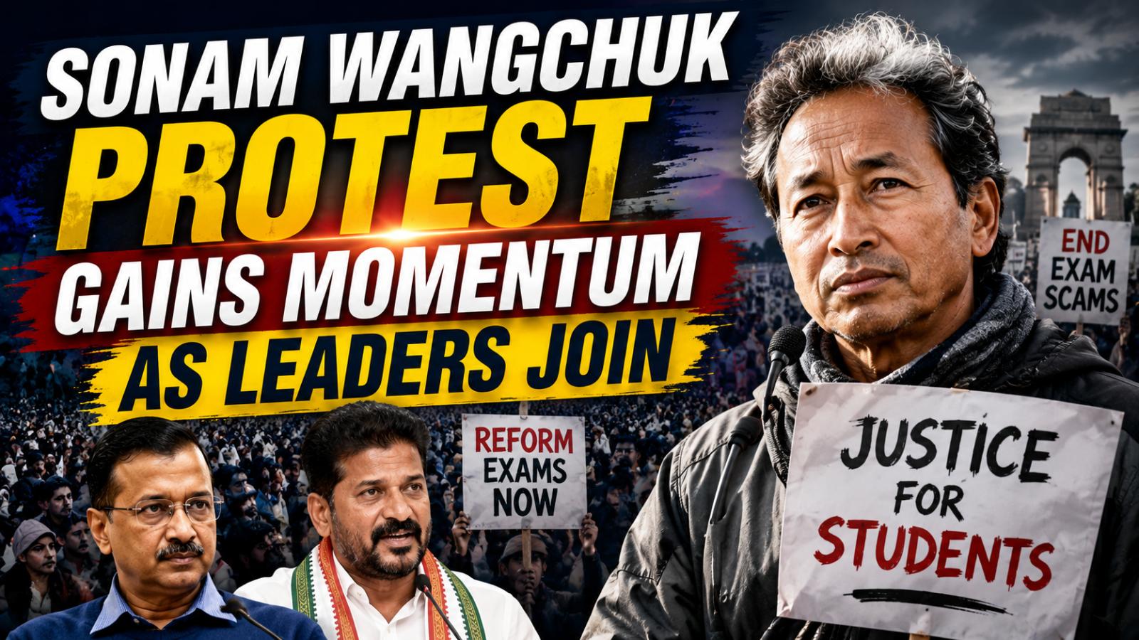 Sonam Wangchuk Protest Gains Momentum as Leaders Join