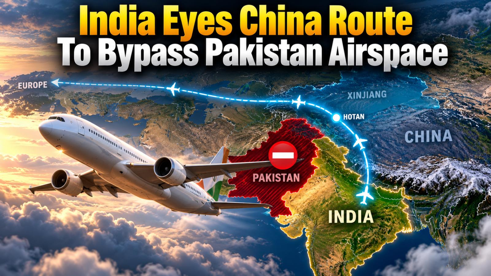 India-China Hotan Air Route Talks Target Pakistan Airspace Detour