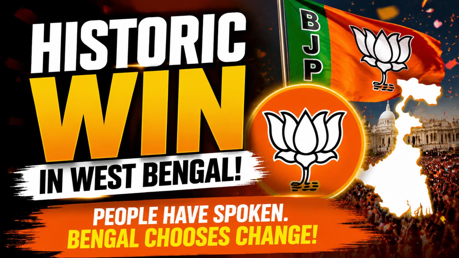 West Bengal Elections: BJP Achieves Historic Win
