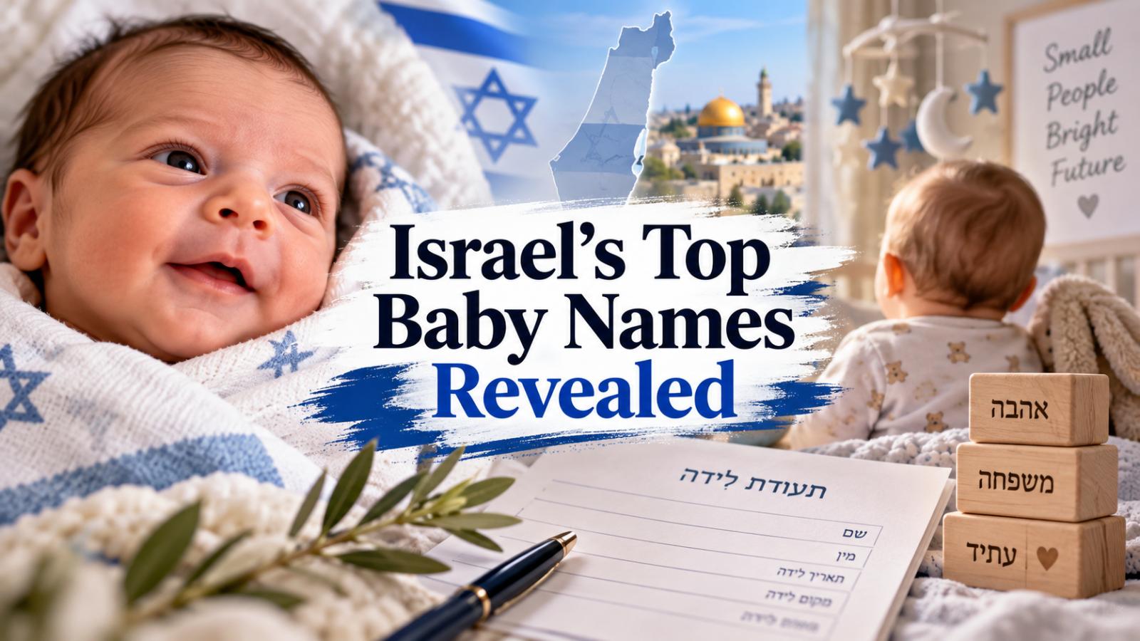 Israel Baby Names 5786: Mohammed, Ariel and Avigail Lead