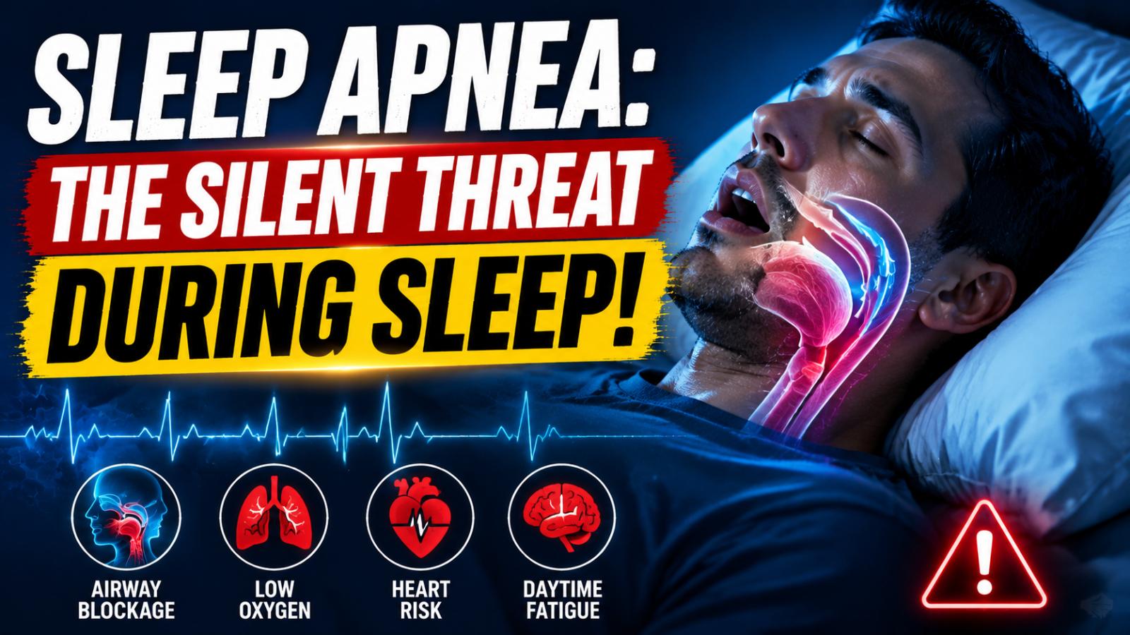 Sleep apnea explained: hidden nighttime breathing disorder risks