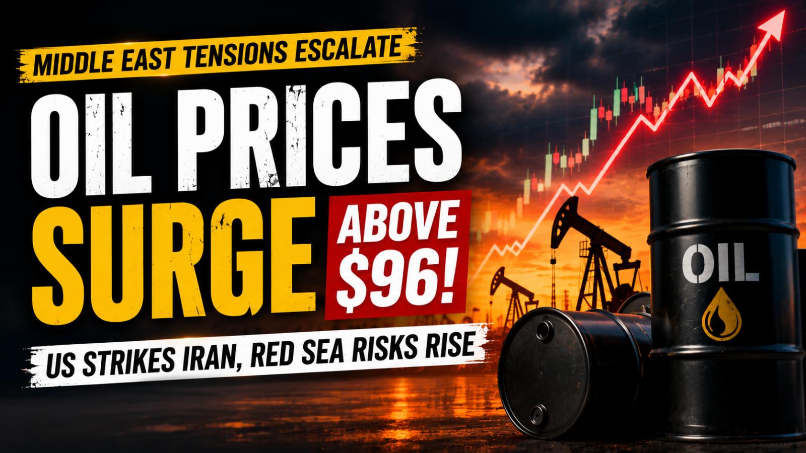 Oil Prices Rise as US Strikes Iran and Red Sea Tensions Grow