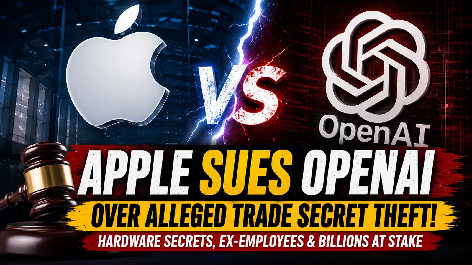 Apple OpenAI Trade Secret Lawsuit Alleges Hardware Theft