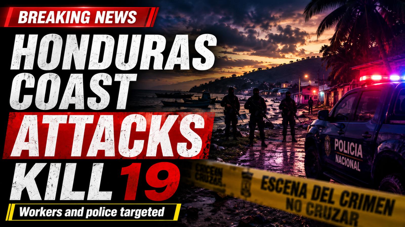 Honduras Coastal Attacks Kill 19 As Gunmen Target Workers And Police