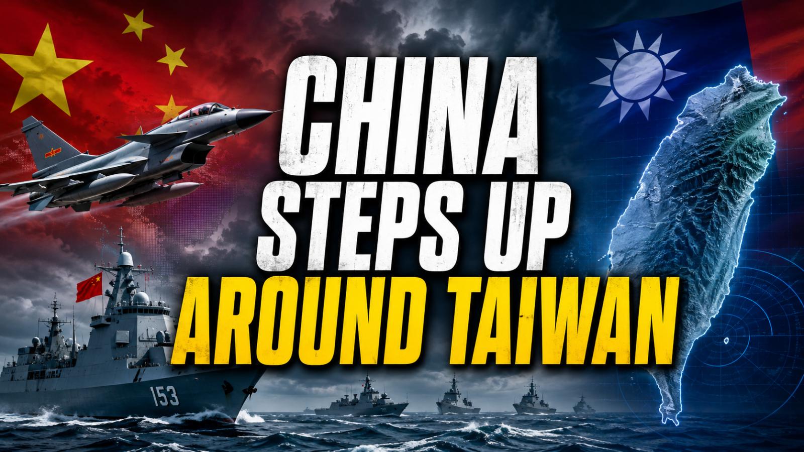 China Military Activity Around Taiwan Includes 9 PLAN Vessels