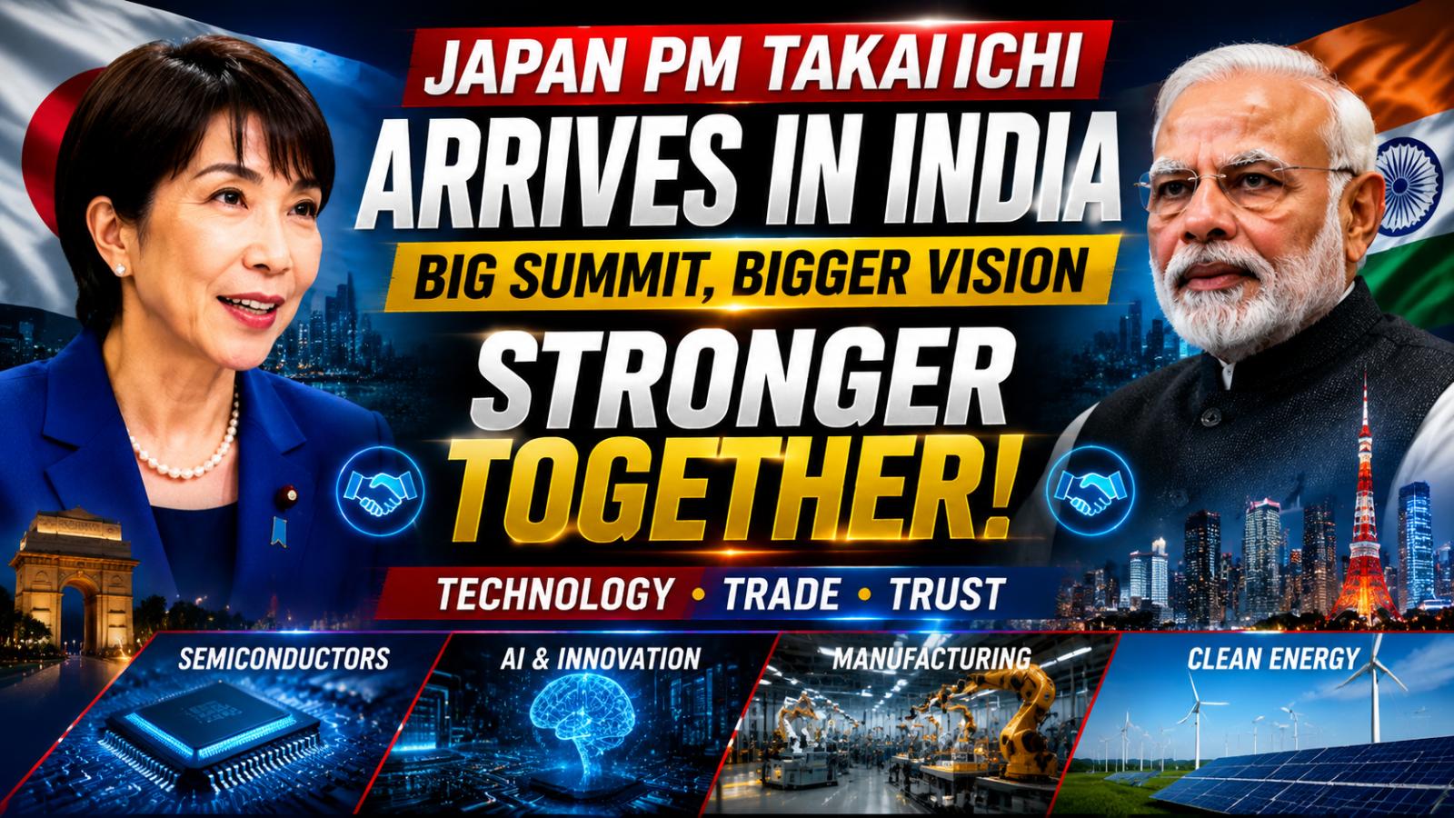 Japan PM Sanae Takaichi to visit India for key summit with Modi