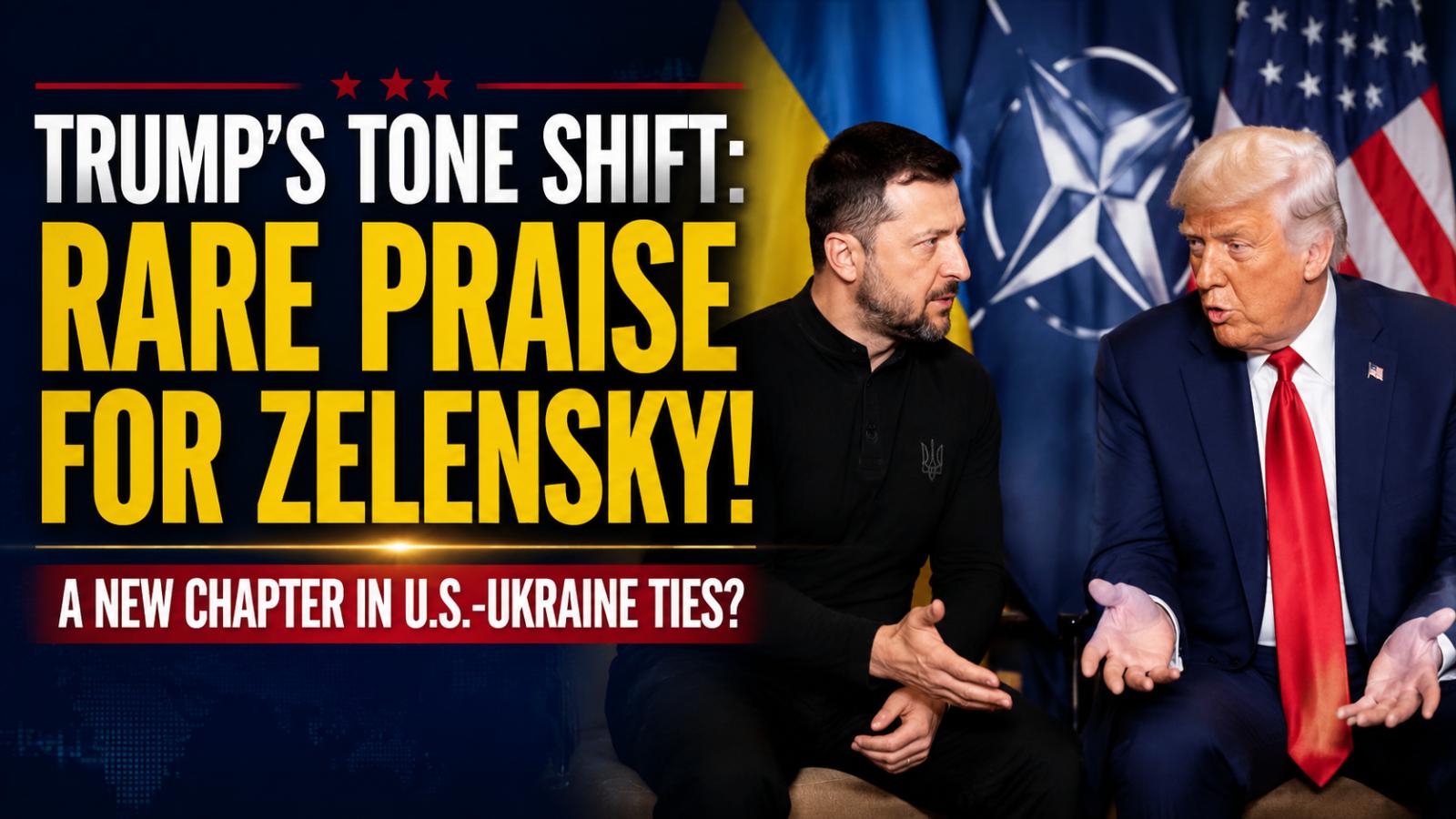 Zelensky Doing ‘Pretty Well’ Says Trump Amid Changing US Ukraine Stance