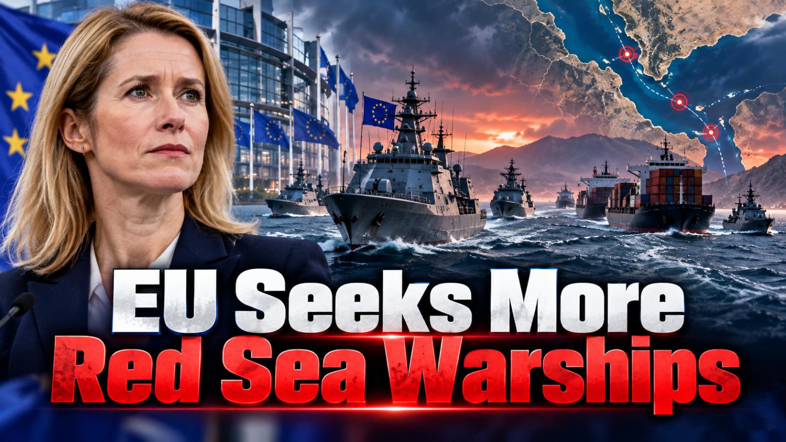 EU Red Sea Naval Mission Needs More Warships, Kallas Says