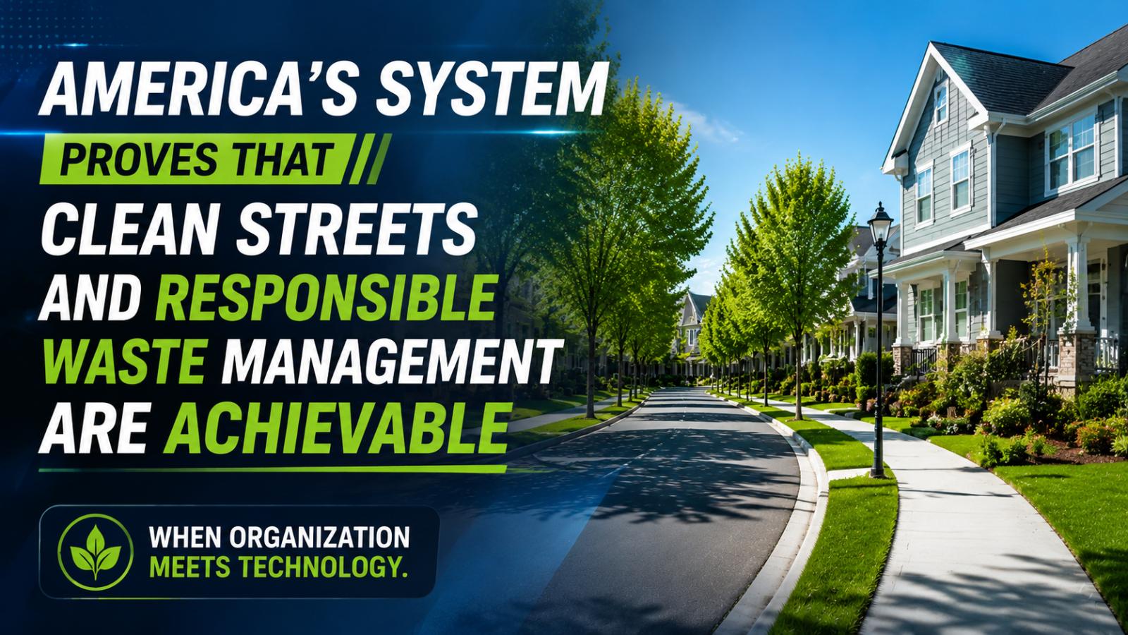 Modern American neighborhoods Clean, organized, and safe living
