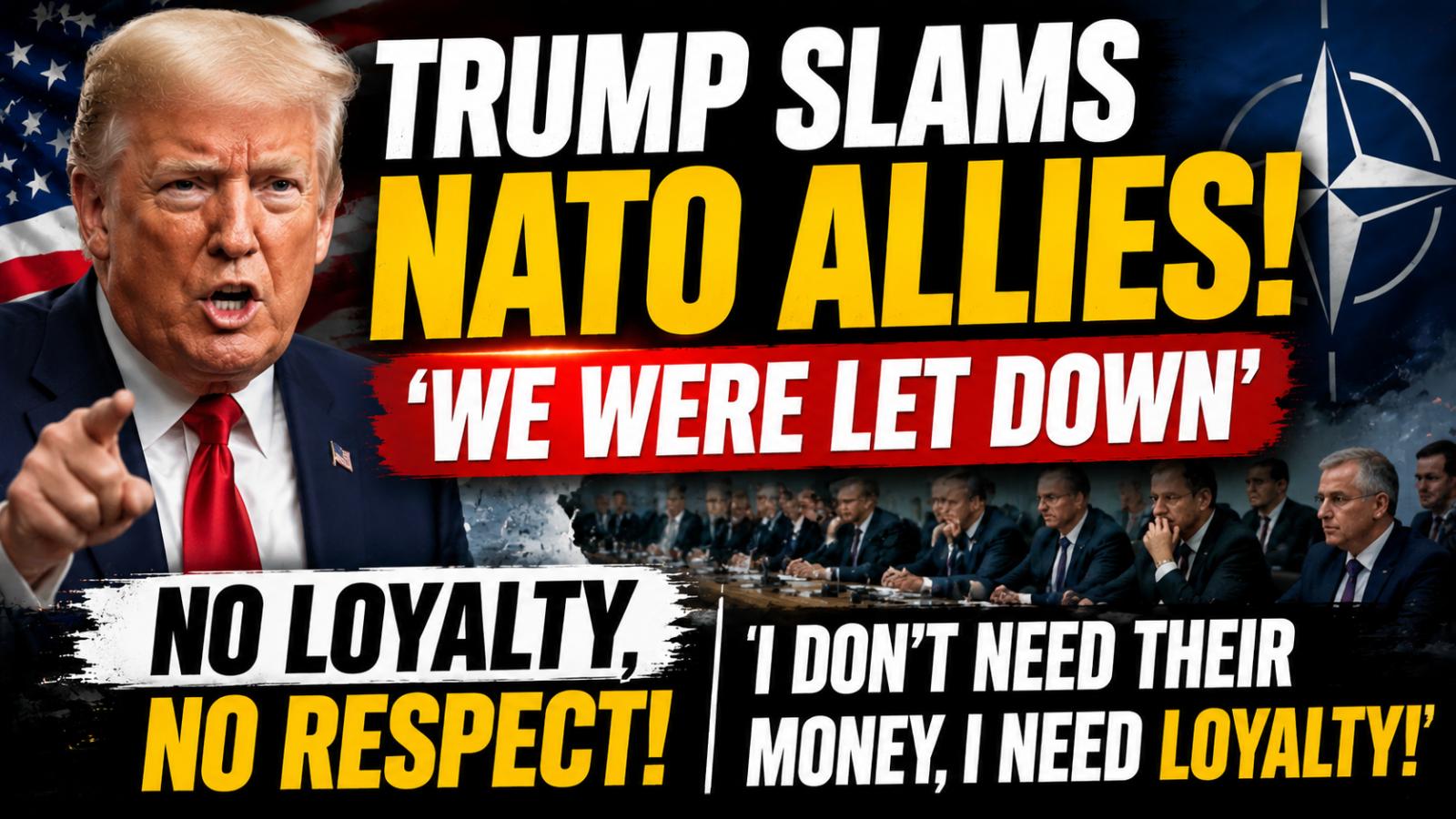 US NATO Tensions Rise as Trump Demands Loyalty From Allies