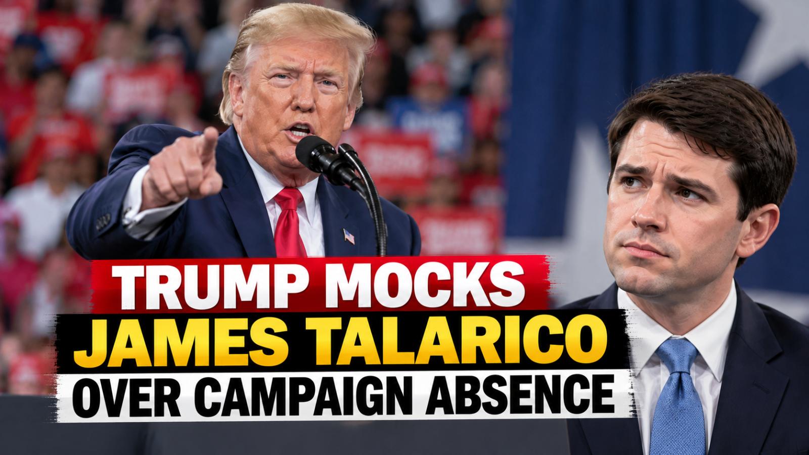 Trump Mocks James Talarico Over Campaign Absence at Texas Rally